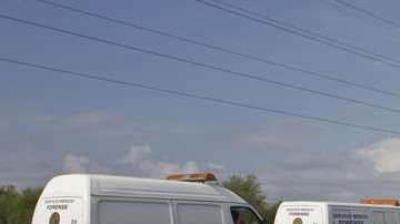 El camión fue detenido por una infracción de tránsito