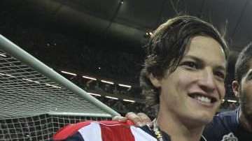 Alan Pulido y Jair Pereira -aquí con Carlos Fierro y Rodolfo Pizarro- encabezaron el reproche a Vergara. (Foto: Imago7/Carlos Zepeda)