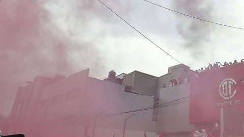 Así lucen las inmediaciones del estadio Nemesio Diez antes de la final entre Toluca y Santos Laguna. 
(Foto: Imago7 Etzel Espinosa)