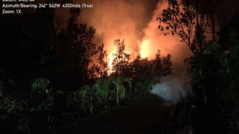 Una nueva fisura expulsa lava en el volcán Kilauea. USGS