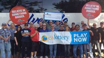 Los 22 ganaron casi $2 millones en la lotería.