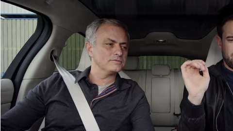 José Mourinho fue por un rato instructor de manejo