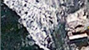 Vista aérea del sitio de pruebas nucleares Punggye-ri.