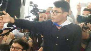 Lesther Aleman se convirtió en la voz de los estudiantes en la mesa de diálogo con el gobierno de Ortega