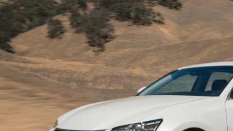 El Lexus GS destaca entre los autos de lujo.