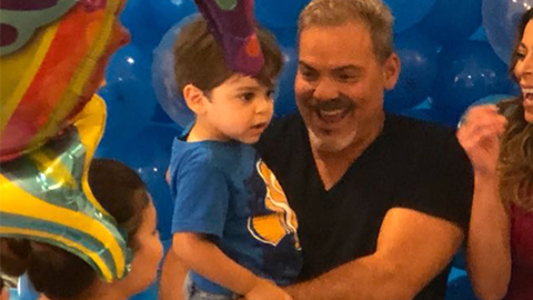 Cumpleaños del hijo de Lourdes Stephen