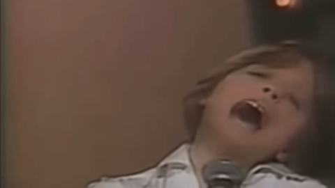 Luis Miguel a los 11 años de edad.