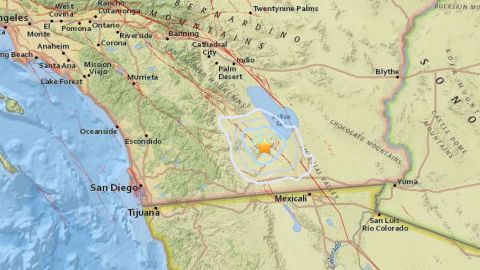 Varios sismos se registraron en San Diego.