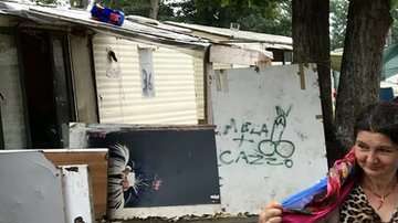 La mayoría de los gitanos que viven en Italia residen en campamentos.