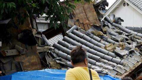 Fuerte sismo en Japón.