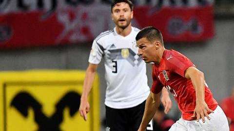 Austria vence 2-1 a Alemania en amistoso