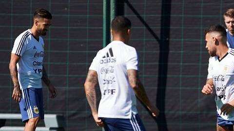 La selección de Argentina mantiene sus prácticas en Barcelona