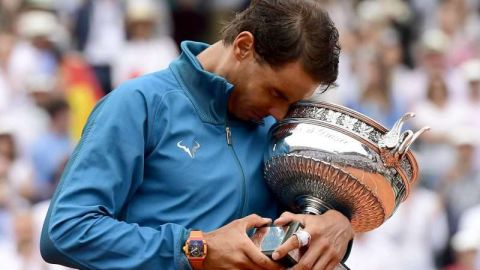 El español Rafael Nadal se llevó su título 11 en Roland Garros. (Foto: EFE/EPA/CAROLINE BLUMBERG)