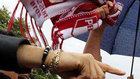 Hinchas peruanos en Rusia. EFE