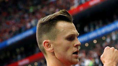 Denis Cheryshev anotó dos goles en la apertura del Mundial. EFE