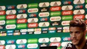 Layún y Dos Santos en rueda de prensa. EFE