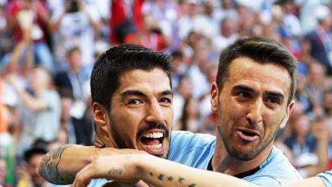 Uruguay logró calificar a octavos de final de Rusia 2018. (Foto: EFE/EPA/KHALED ELFIQI)