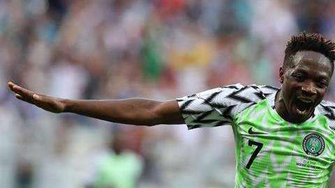 Ahmed Musa fue el autor de los dos goles de Nigeria sobre Islandia