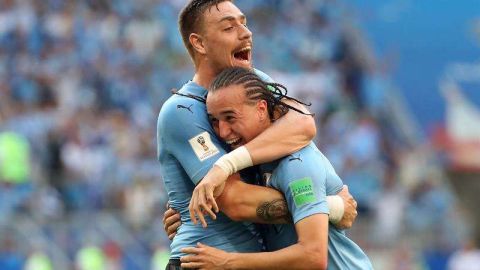 Uruguay pasa invicto como primero de su grupo en Rusia 2018.