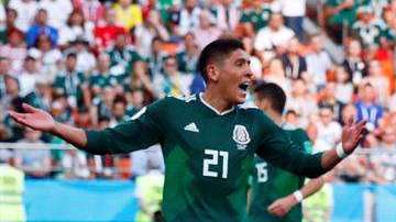 Ludwig Augustinsson anota el primer gol de Suecia. EFE