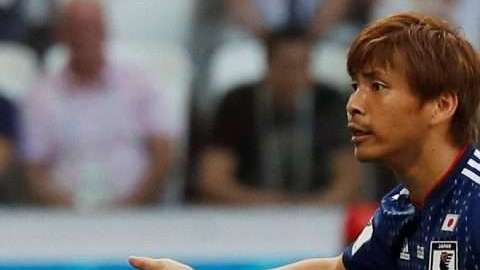 El japonés Takashi Inui durante el partido contra Polonia en Volgogrado. (Foto: EFE/EPA/SERGEI ILNITSKY)