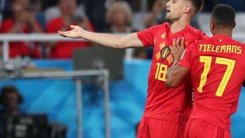 Adnan Januzaj  fue el anotador de Bélgica. EFE