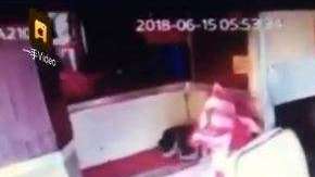 La reacción del pasajero fue inmediata.