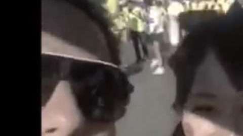 El aficionado colombiano dijo que se trató de una broma entre amigos.