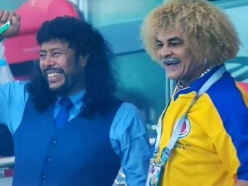 René Higuita y Carlos Valderrama fueron invitados a Rusia 2018 por la FIFA.