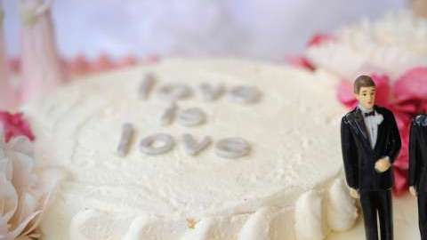 Pastel para boda gay. ROBYN BECK/AFP/Getty Images