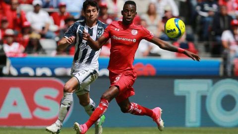 Cristian Borja, jugador de los Diablos Rojos del Toluca.