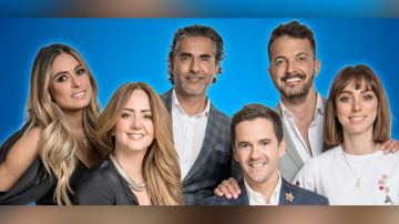 Los conductores del programa "Hoy" de Televisa