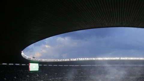 Aficionados en el Azteca durante el partido de despedida del Tri. (Foto: Imago7/Álvaro Paulin)