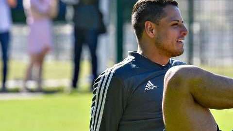 Javier Hernández se prepara con vistas al Mundial con el Tri en Copenhage. (Foto: Imago7/ Etzel Espinosa)