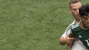 Carlos Vela dio un partidazo ante Alemania en el Estadio Luzhniki. (Foto: Imago7)