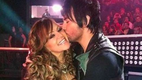 Jenni Rivera y Beto Cuevas en La Voz.