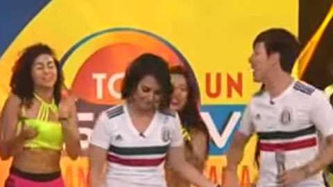 Laura G bailando 'twerking'.