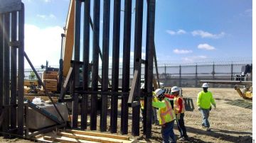 Muro fronterizo entre México y Estados Unidos.