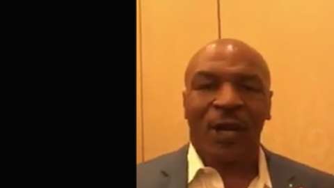 El boxeador le envía un mensaje al candidato presidencial.