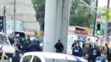 Operativo antinarco en la Ciudad de México.