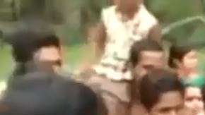 La pitón no reconoció a su "salvador".