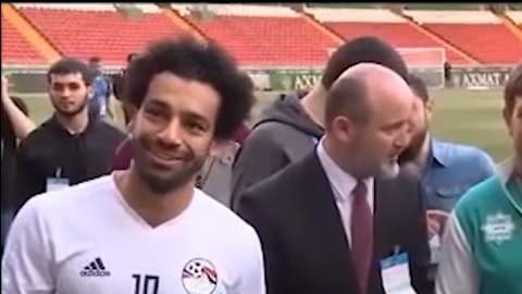 Mohamed Salah y Ramzan Kadyrov, presidente de Chechenia