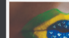 El maquillaje destacando los colores del equipo es una forma de mostrar el apoyo en el Mundial de Fútbol 2018.