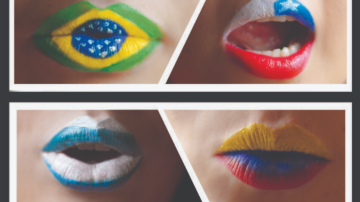 El maquillaje destacando los colores del equipo es una forma de mostrar el apoyo en el Mundial de Fútbol 2018.