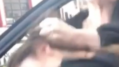 Samantha Luna fue agredida por la policía.