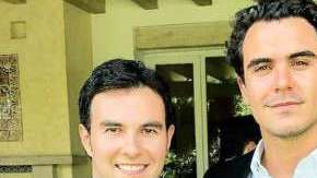 El piloto mexicano de Fórnula Uno, Sergio Pérez, contrajo nupcias con Carola Martínez