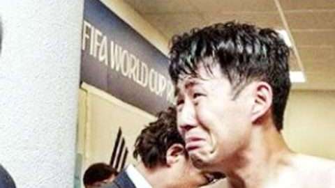El coreano Heung Min Son en una de las postales más desgarradoras de Rusia 2018. (Foto: Agencia Reforma)
