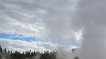 Mayo fue un mes activo para el géiser Steamboat. USGS