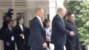 Reunión de Donald Trump y Kim Jong-un.