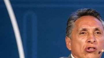 El exfutbolista mexicano Manuel Negrete.